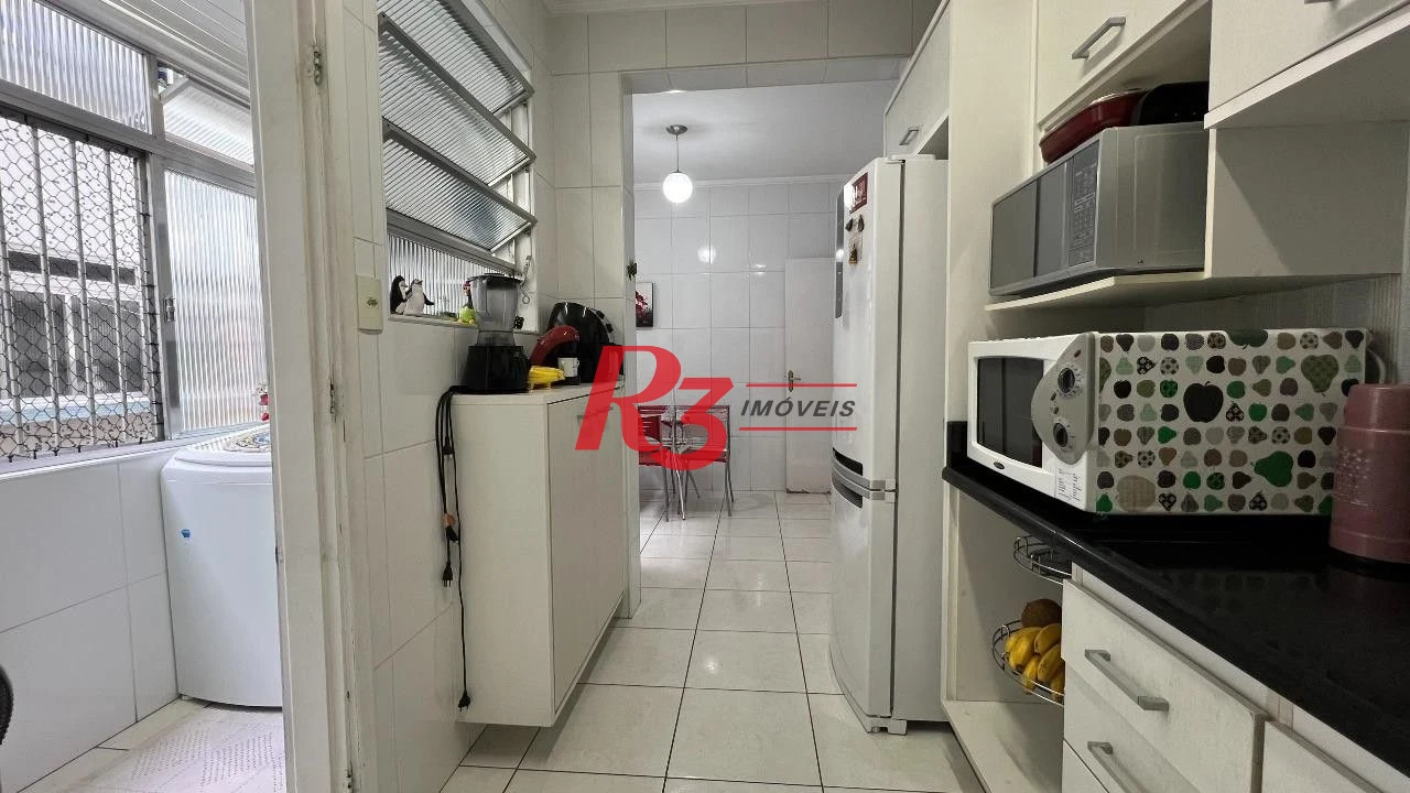 Apartamento com 3 dormitórios à venda, 94 m² por R$ 585.000,00 - Embaré - Santos/SP