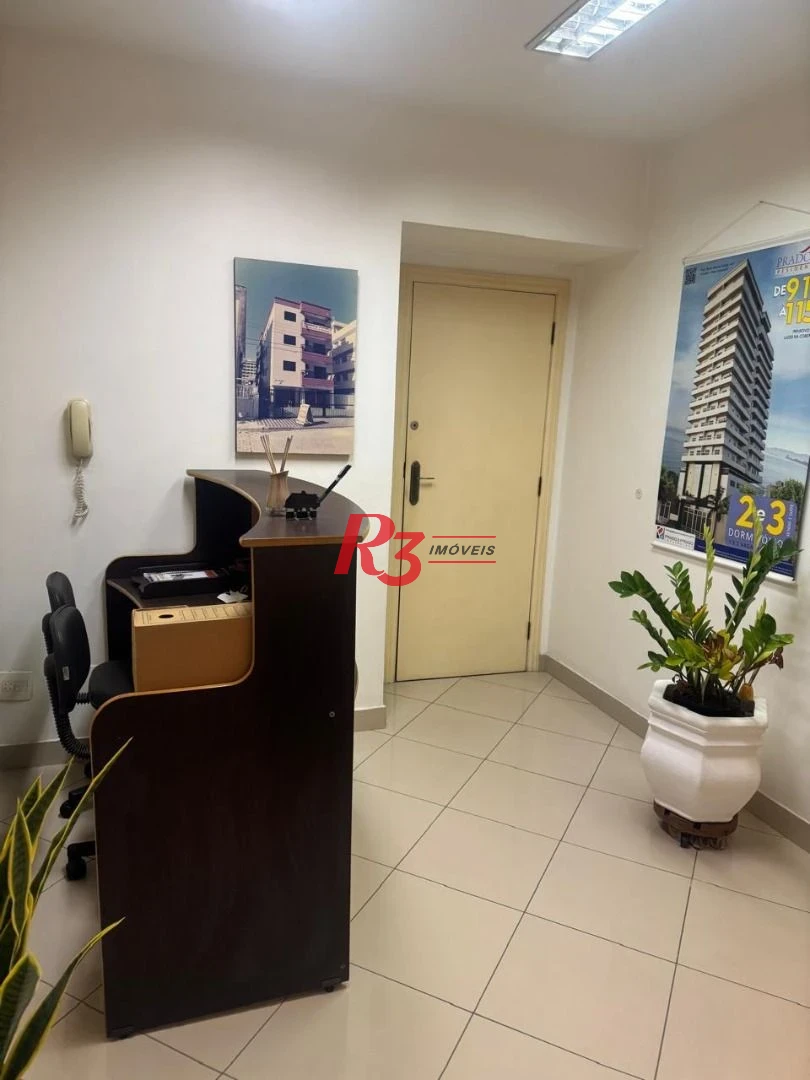 Sala para alugar, 63 m² por R$ 5.500,00/mês - Aparecida - Santos/SP