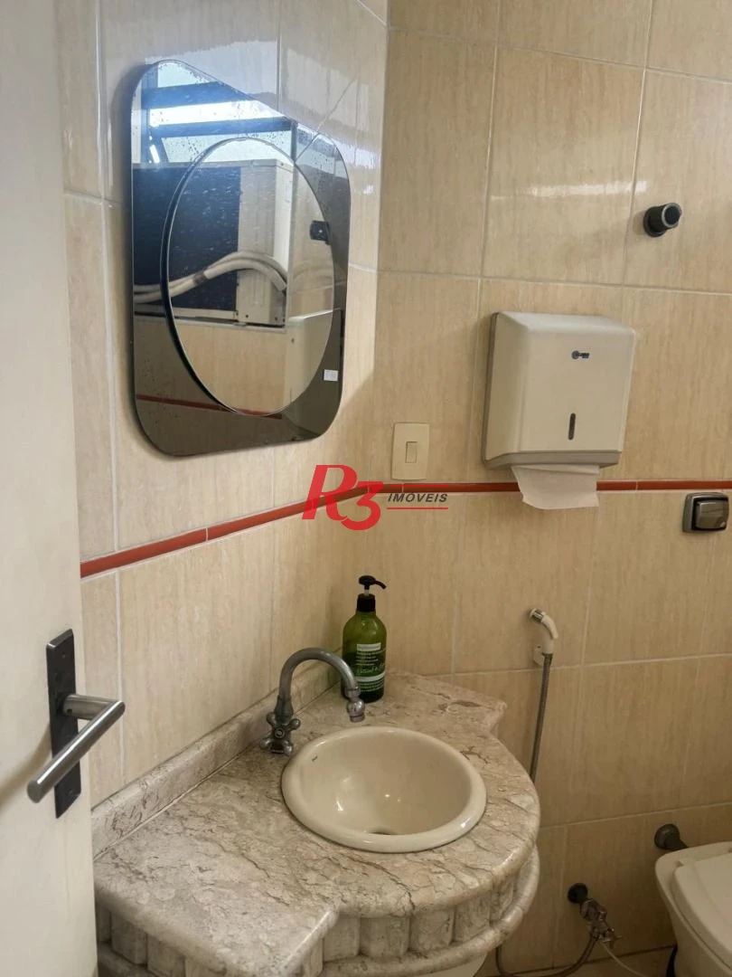 Sala para alugar, 63 m² por R$ 5.500,00/mês - Aparecida - Santos/SP