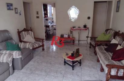 Apartamento com 2 dormitórios à venda, 124 m² por R$ 639.000,00 - Gonzaga - Santos/SP