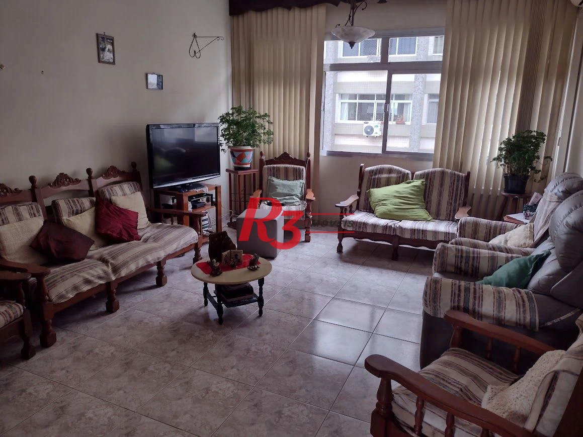 Apartamento com 2 dormitórios à venda, 124 m² por R$ 639.000,00 - Gonzaga - Santos/SP