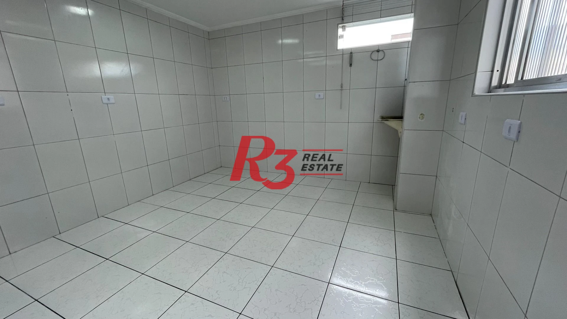 Apartamento com 3 dormitórios para alugar, 100 m² - Aparecida - Santos/SP