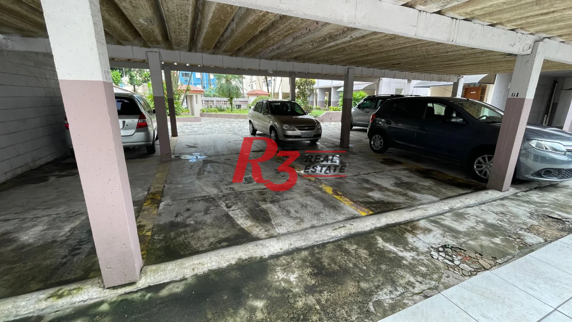 Apartamento com 3 dormitórios para alugar, 100 m² - Aparecida - Santos/SP