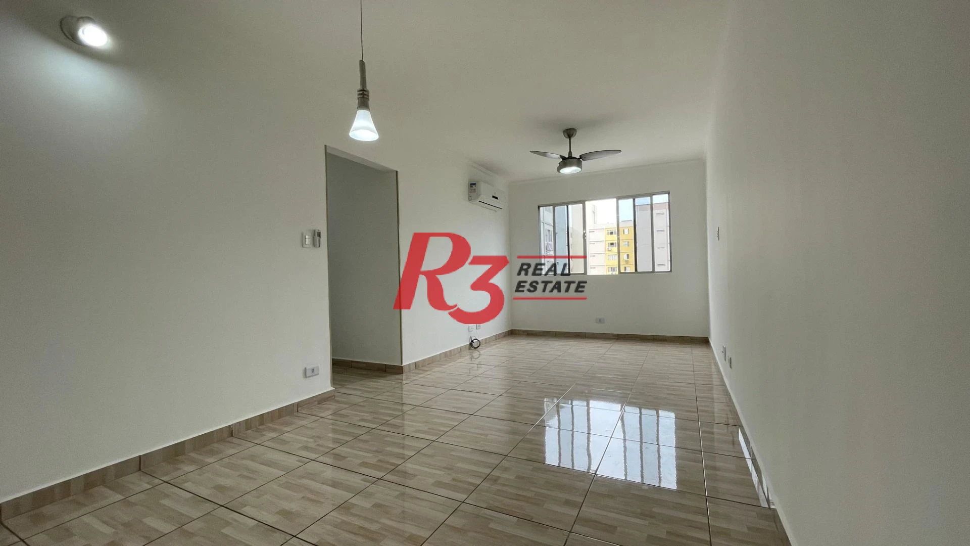 Apartamento com 3 dormitórios para alugar, 100 m² - Aparecida - Santos/SP