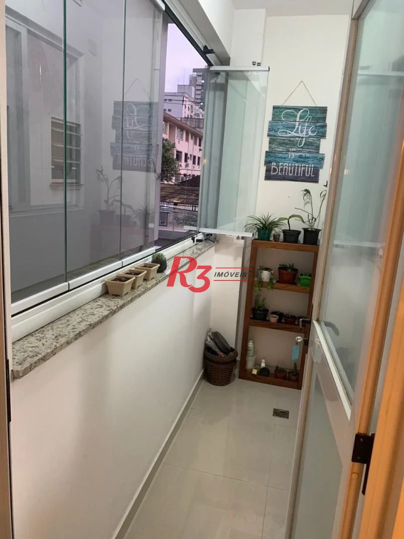 Village com 3 dormitórios à venda, 186 m² por R$ 1.278.000,00 - Gonzaga - Santos/SP