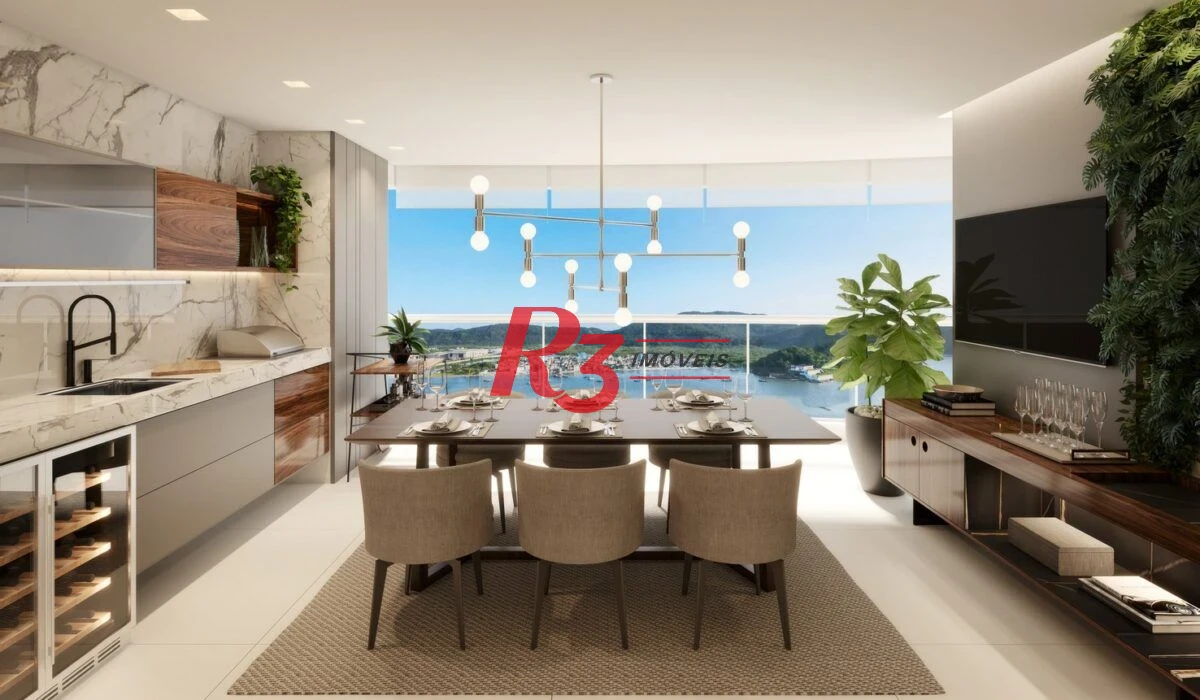 Apartamento com 3 suítes à venda, 163 m² por R$ 3.500.000 - Ponta da Praia - Santos/SP