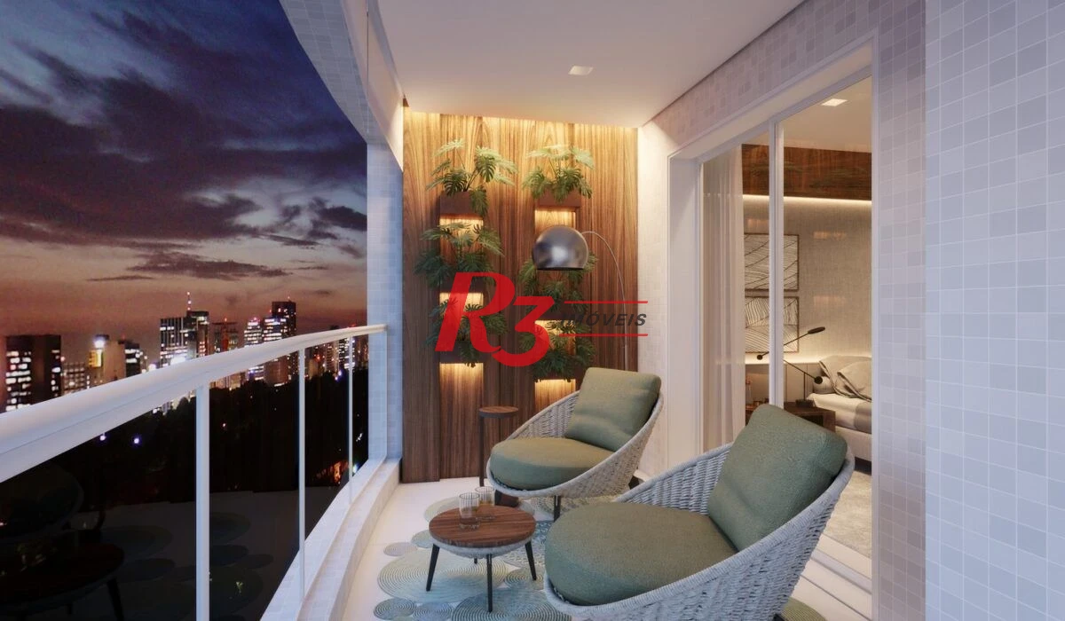 Apartamento com 3 suítes à venda, 163 m² por R$ 3.500.000 - Ponta da Praia - Santos/SP