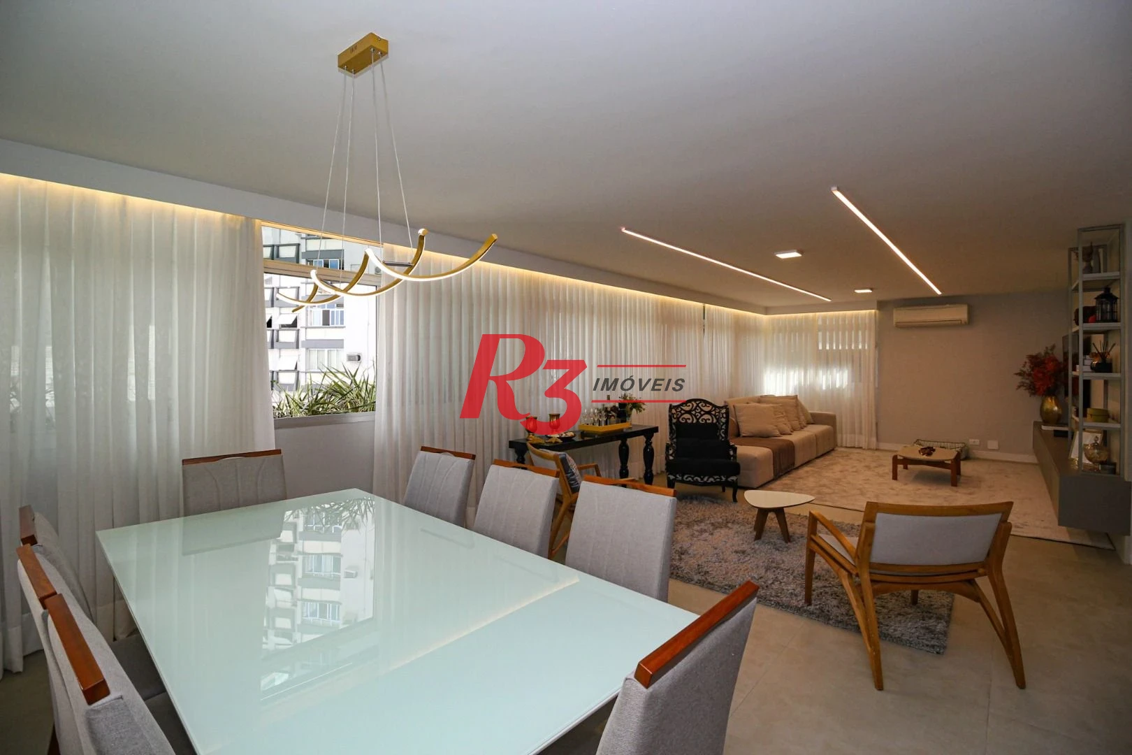 Apartamento à venda, 208 m² por R$ 2.350.000,00 - Aparecida - Santos/SP