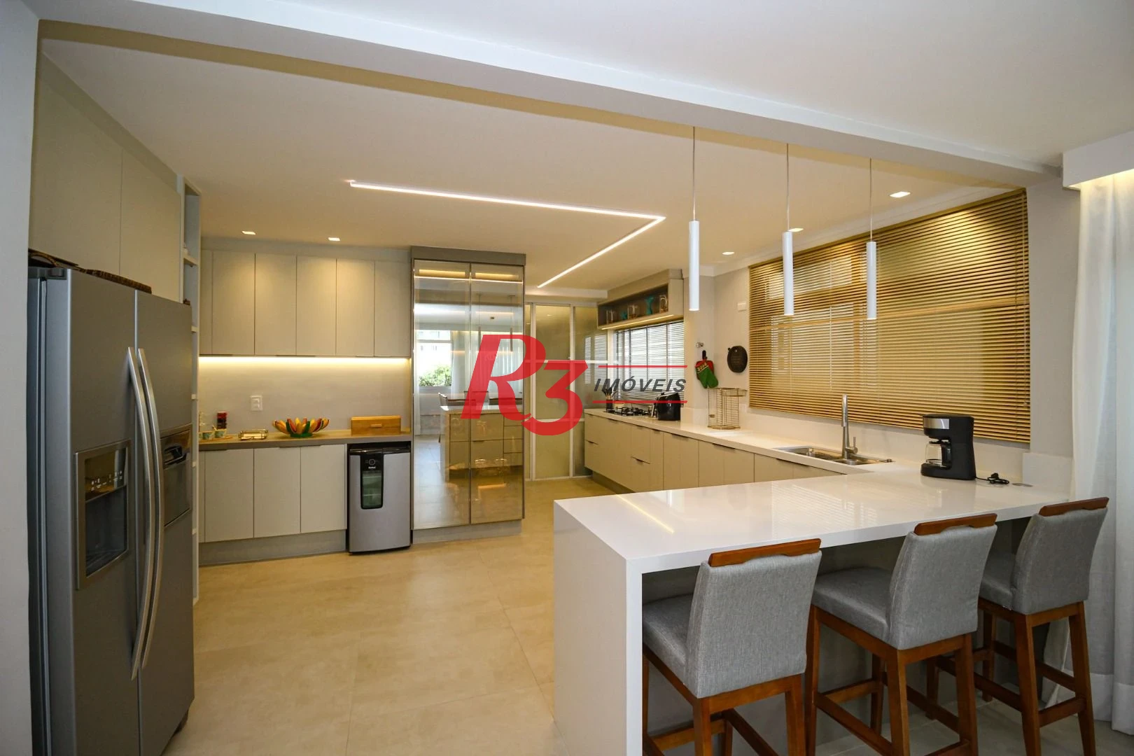 Apartamento à venda, 208 m² por R$ 2.350.000,00 - Aparecida - Santos/SP