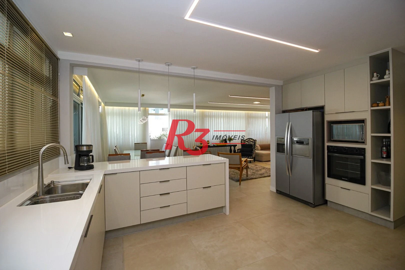 Apartamento à venda, 208 m² por R$ 2.350.000,00 - Aparecida - Santos/SP