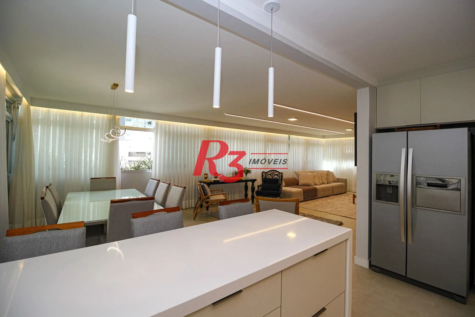 Apartamento à venda, 208 m² por R$ 2.350.000,00 - Aparecida - Santos/SP