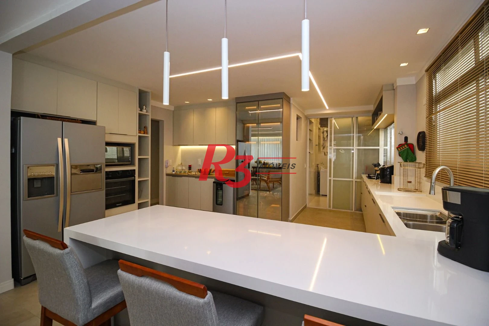 Apartamento à venda, 208 m² por R$ 2.350.000,00 - Aparecida - Santos/SP