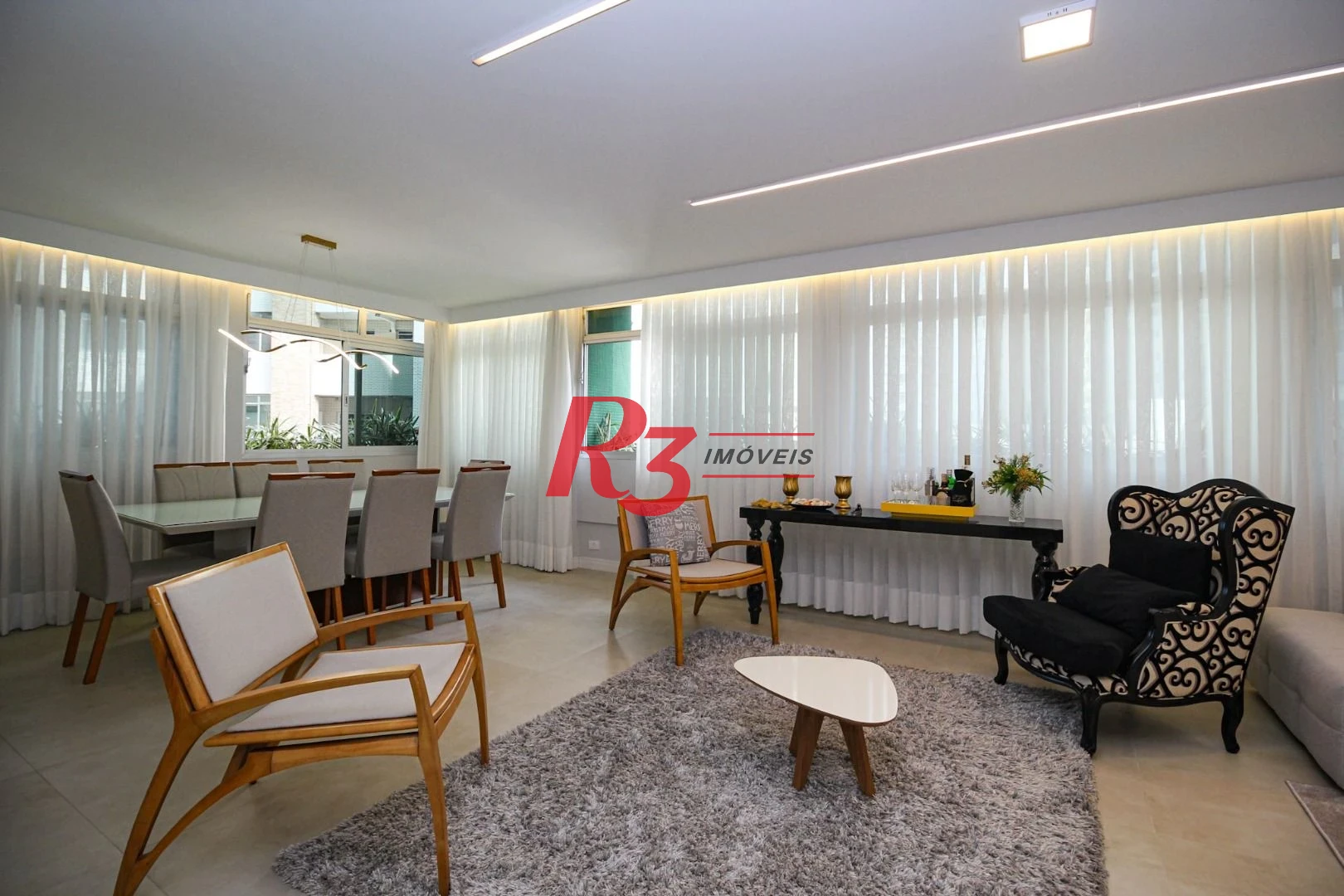 Apartamento à venda, 208 m² por R$ 2.350.000,00 - Aparecida - Santos/SP