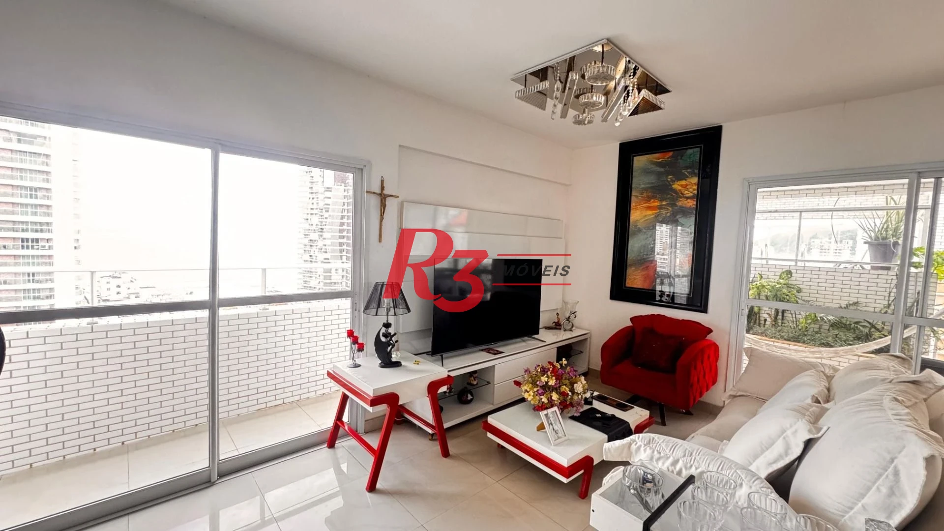 Apartamento Duplex com 4 dormitórios à venda, 270 m² por R$ 5.200.000,00 - Pompéia - Santos/SP