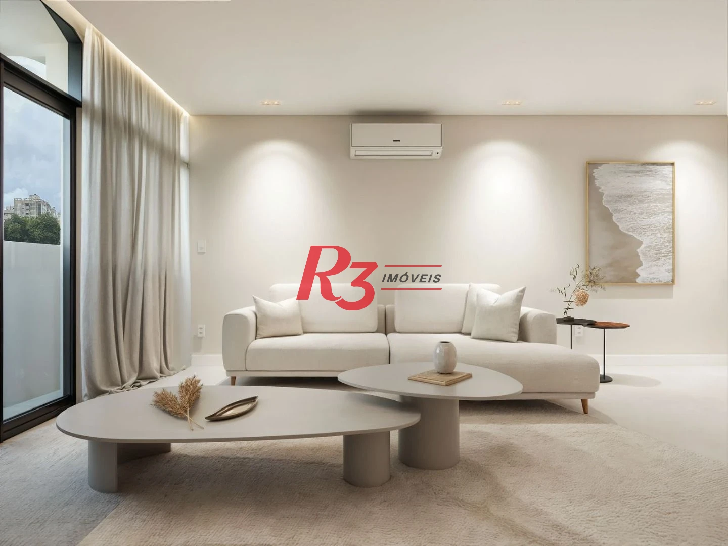 Apartamento com 4 dormitórios à venda, 279 m² por R$ 3.200.000,00 - Boqueirão - Santos/SP