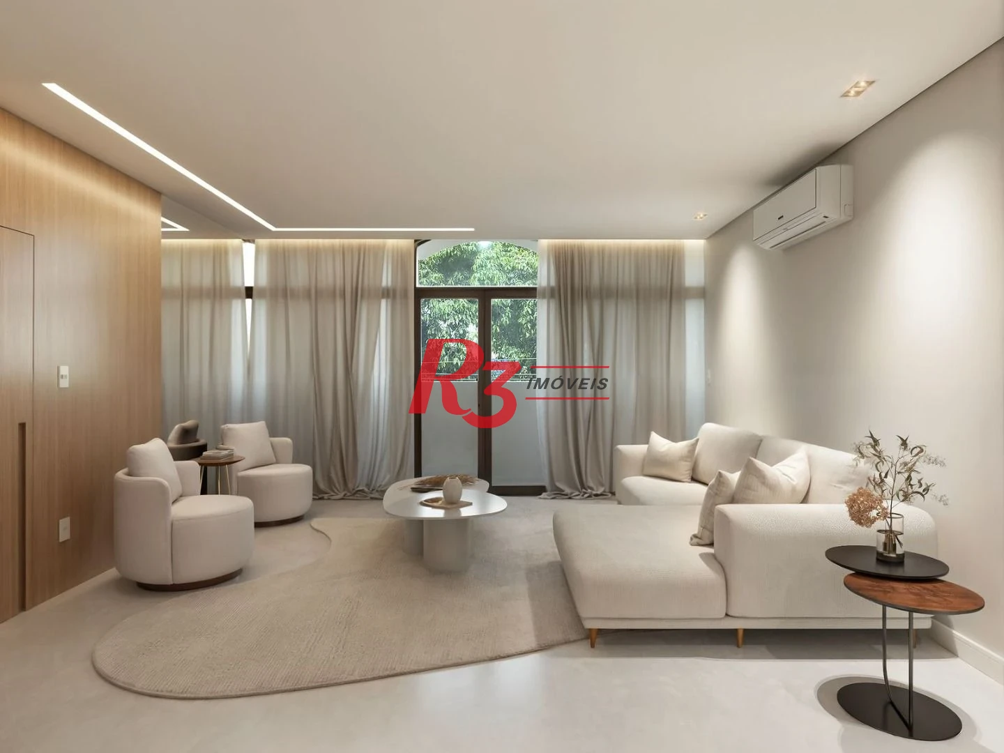 Apartamento com 4 dormitórios à venda, 279 m² por R$ 3.200.000,00 - Boqueirão - Santos/SP