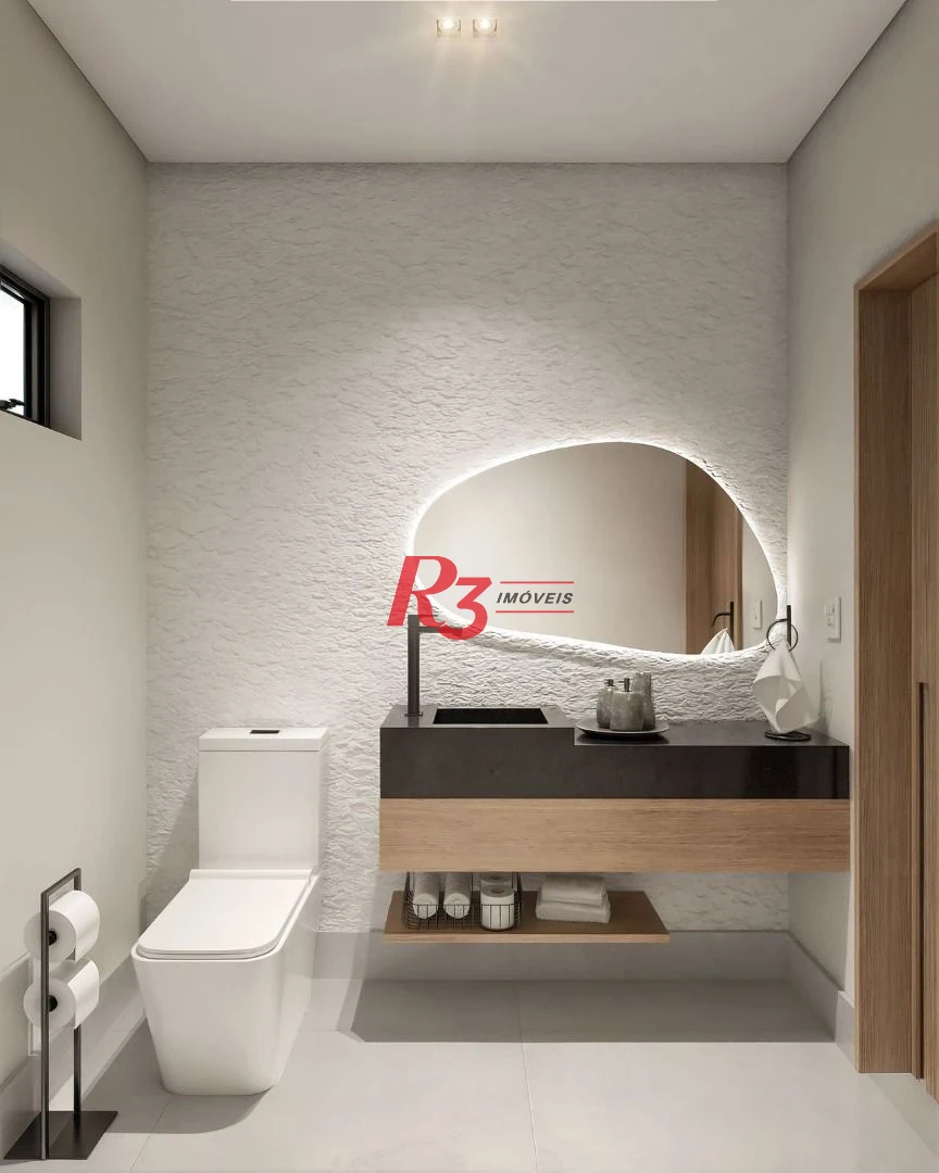 Apartamento com 4 dormitórios à venda, 279 m² por R$ 3.200.000,00 - Boqueirão - Santos/SP