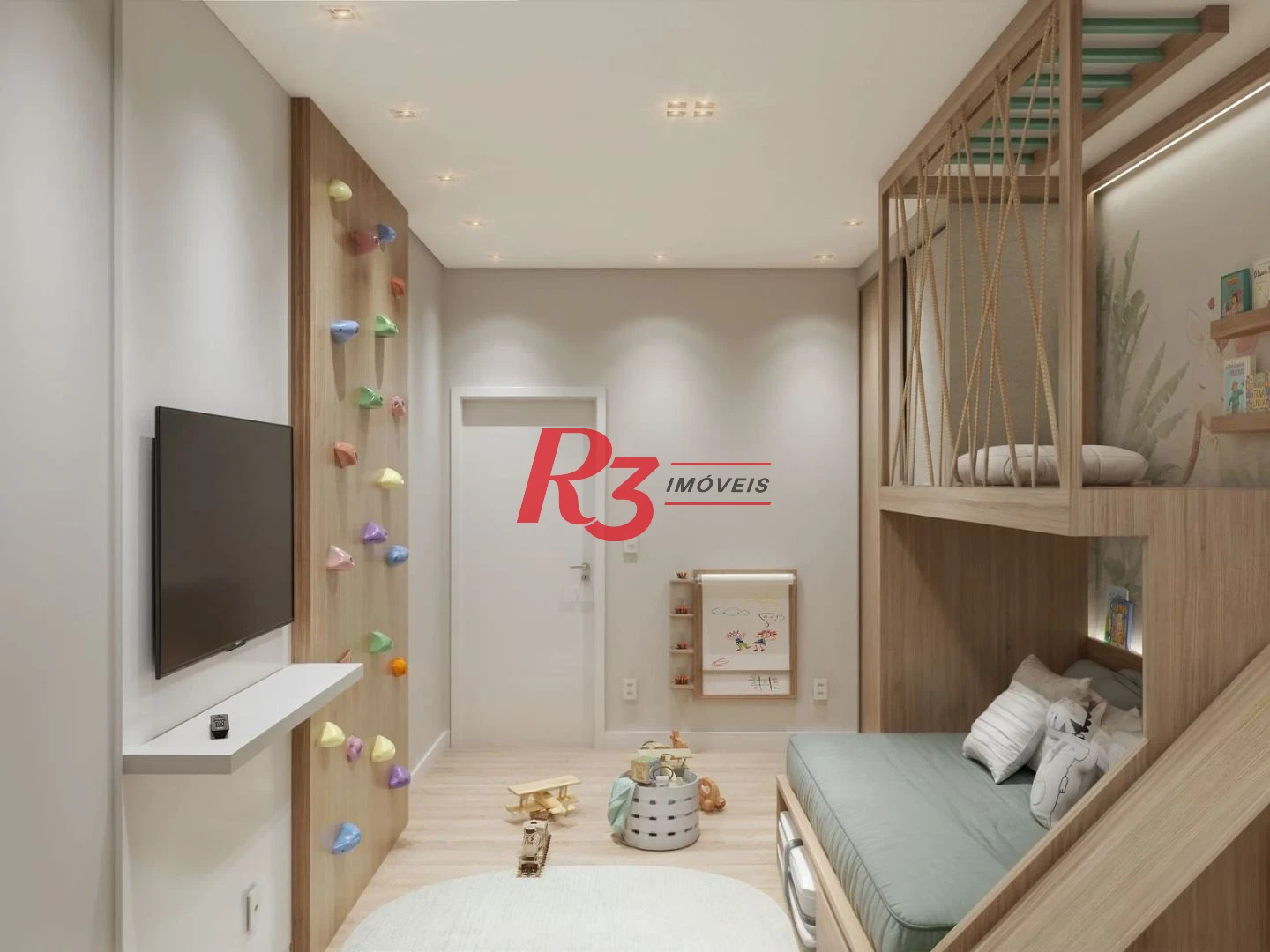Apartamento com 4 dormitórios à venda, 279 m² por R$ 3.200.000,00 - Boqueirão - Santos/SP