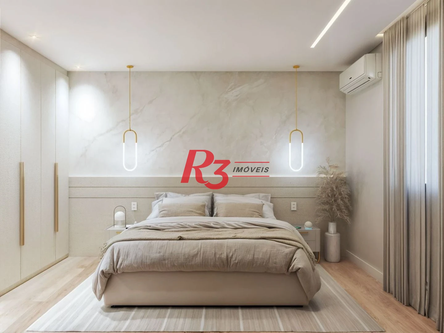 Apartamento com 4 dormitórios à venda, 279 m² por R$ 3.200.000,00 - Boqueirão - Santos/SP