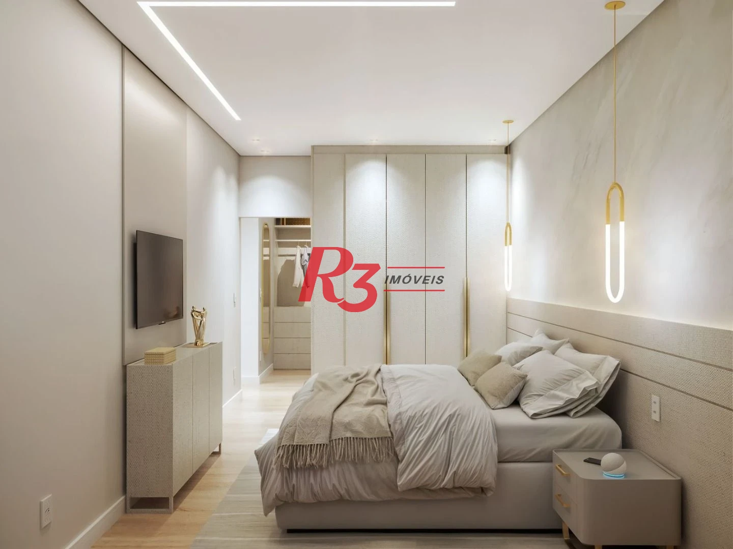 Apartamento com 4 dormitórios à venda, 279 m² por R$ 3.200.000,00 - Boqueirão - Santos/SP