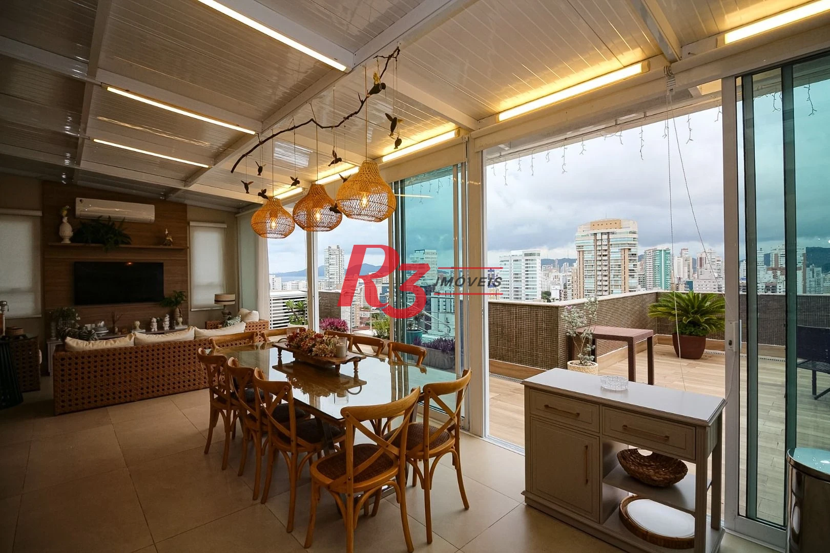 Cobertura à venda, 430 m² por R$ 7.450.000,00 - Embaré - Santos/SP