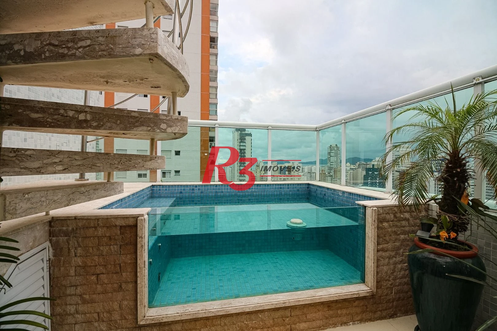 Cobertura à venda, 430 m² por R$ 7.450.000,00 - Embaré - Santos/SP