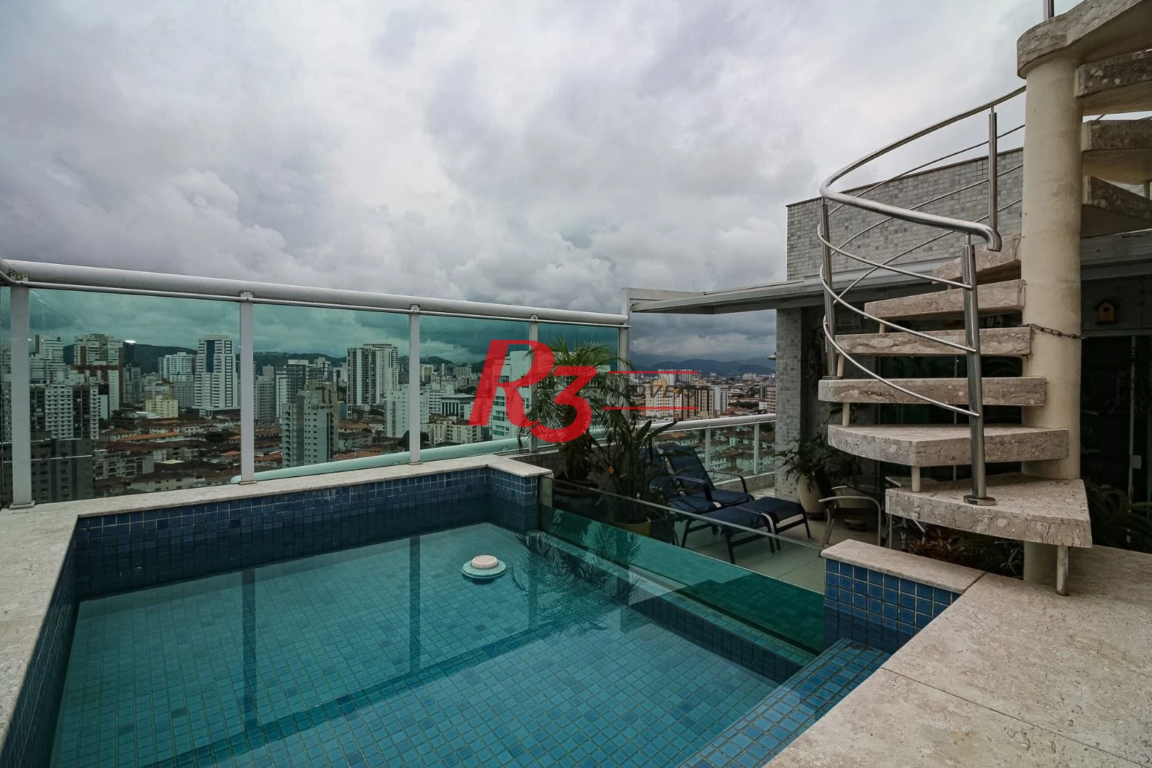 Cobertura à venda, 430 m² por R$ 7.450.000,00 - Embaré - Santos/SP