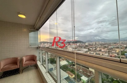 Apartamento com 2 dormitórios à venda, 66 m² por R$ 600.000,00 - Macuco - Santos/SP