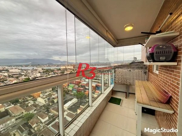 Apartamento com 2 dormitórios à venda, 66 m² por R$ 600.000,00 - Macuco - Santos/SP