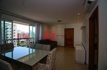 Apartamento com 3 dormitórios à venda, 138 m² por R$ 1.490.000,00 - Gonzaga - Santos/SP