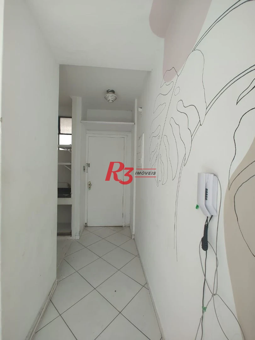 Kitnet com 1 dormitório à venda, 44 m² por R$ 330.000,00 - Boqueirão - Santos/SP