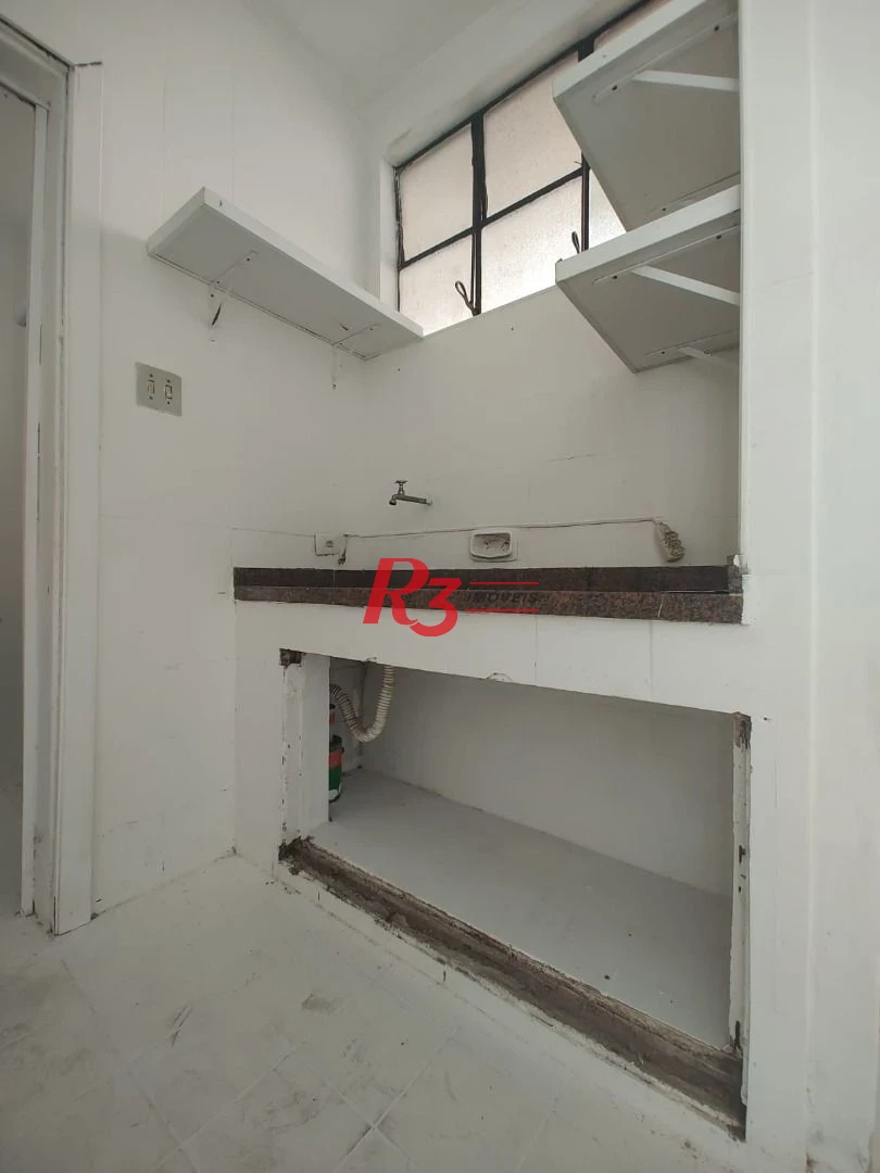 Kitnet com 1 dormitório à venda, 44 m² por R$ 330.000,00 - Boqueirão - Santos/SP