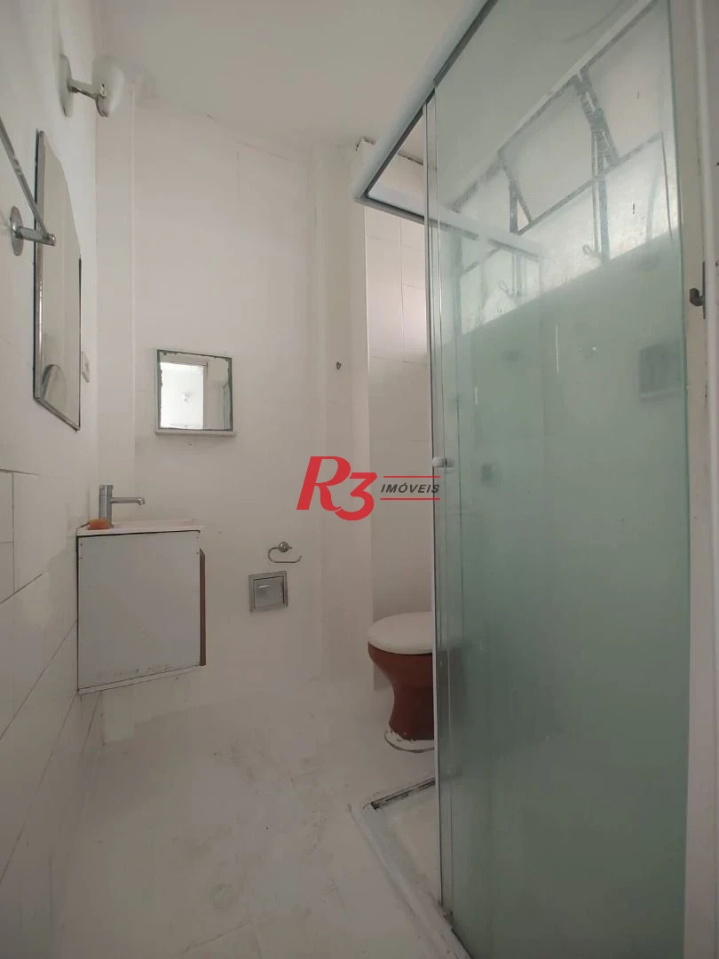 Kitnet com 1 dormitório à venda, 44 m² por R$ 330.000,00 - Boqueirão - Santos/SP