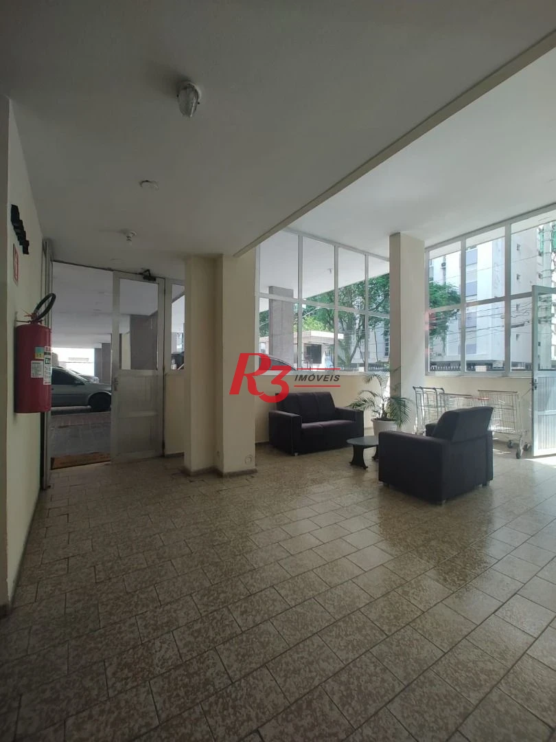 Kitnet com 1 dormitório à venda, 44 m² por R$ 330.000,00 - Boqueirão - Santos/SP