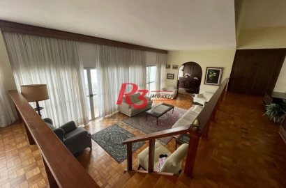 Apartamento com 4 dormitórios à venda, 235 m² por R$ 1.250.000,00 - Ilha Porchat - São Vicente/SP
