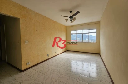 Apartamento com 2 dormitórios à venda, 80 m² por R$ 440.000,00 - Campo Grande - Santos/SP