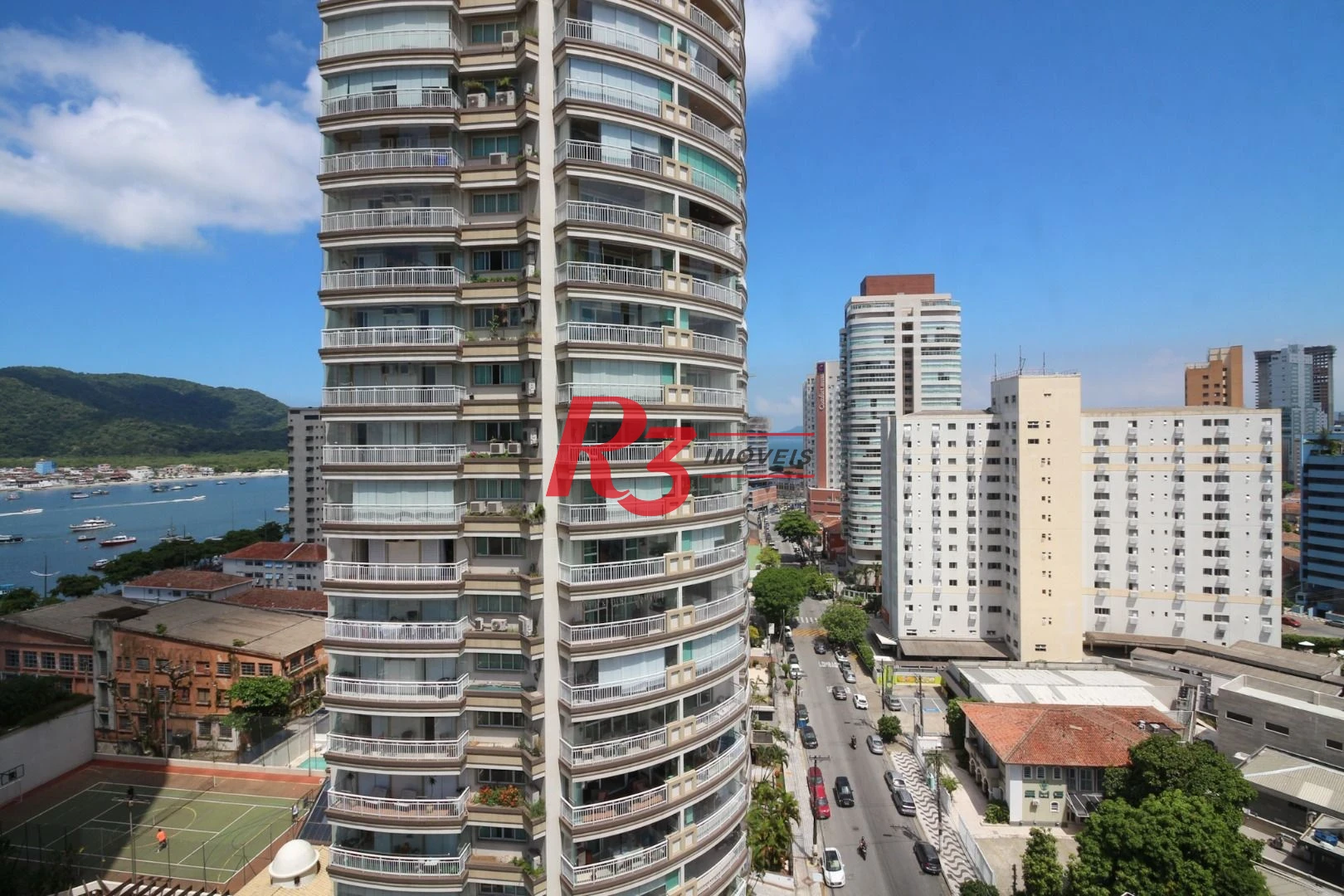 Apartamento com 3 dormitórios à venda, 199 m² por R$ 2.800.000,00 - Ponta da Praia - Santos/SP