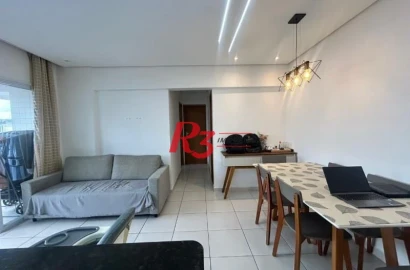 Apartamento com 2 dormitórios, 60 m² - venda por R$ 585.000,00 ou aluguel por R$ 4.200,00/mês - Macuco - Santos/SP