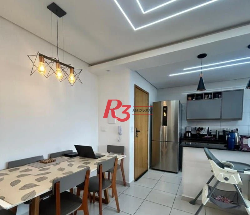 Apartamento com 2 dormitórios, 60 m² - venda por R$ 585.000,00 ou aluguel por R$ 4.200,00/mês - Macuco - Santos/SP