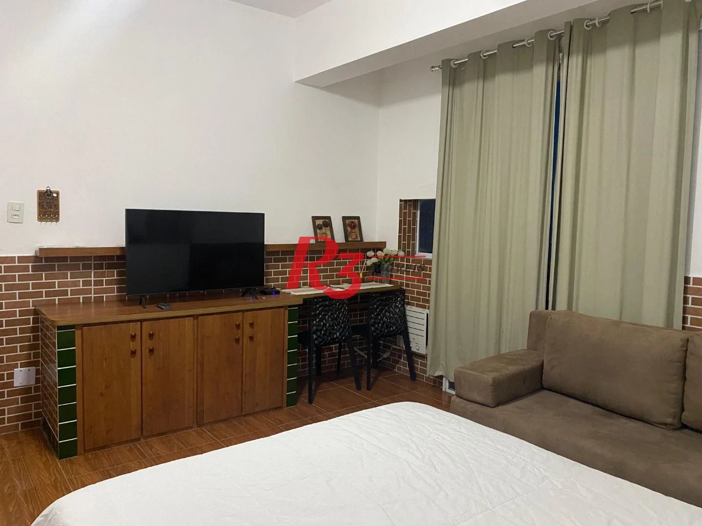 Kitnet com 1 dormitório, 31 m² - venda por R$ 320.000,00 ou aluguel por R$ 3.204,09/mês - Itararé - São Vicente/SP
