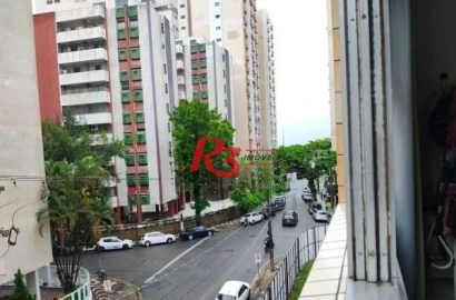 Apartamento com 1 dormitório à venda, 40 m² por R$ 320.000,00 - Gonzaga - Santos/SP