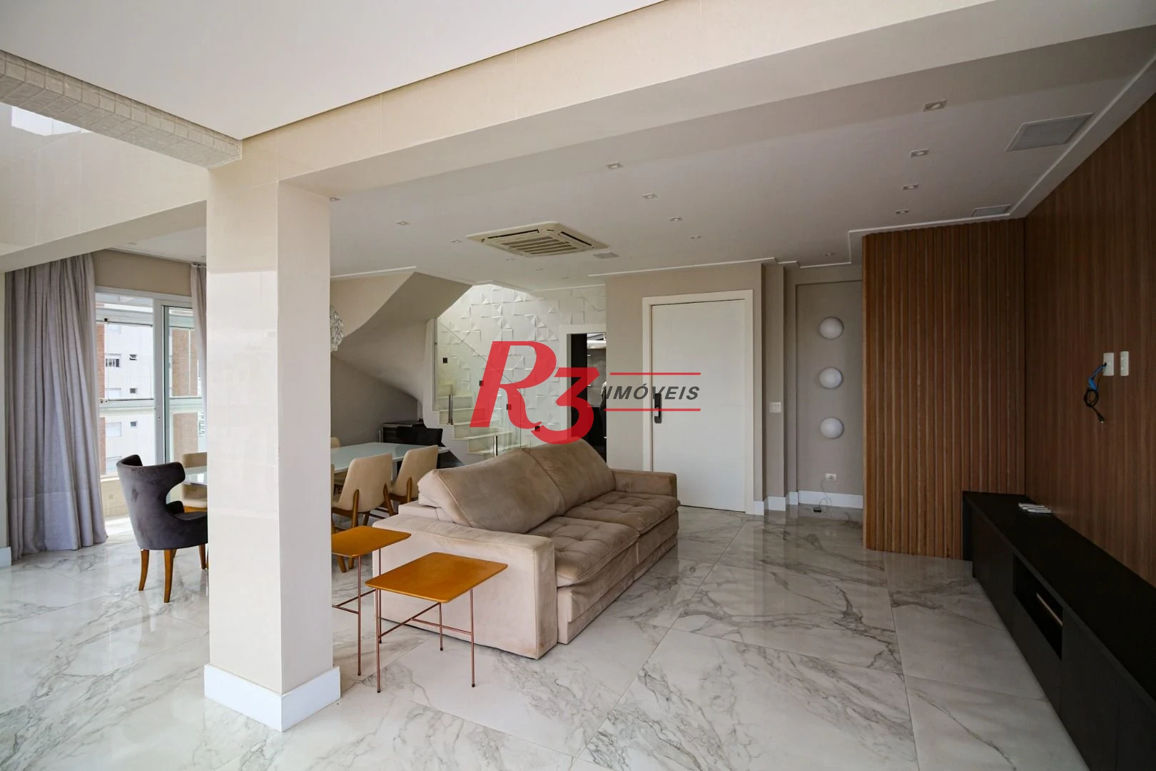 Apartamento Duplex, 217 m² - venda por R$ 3.800.000,00 ou aluguel por R$ 35.000,00/mês - Boqueirão - Santos/SP
