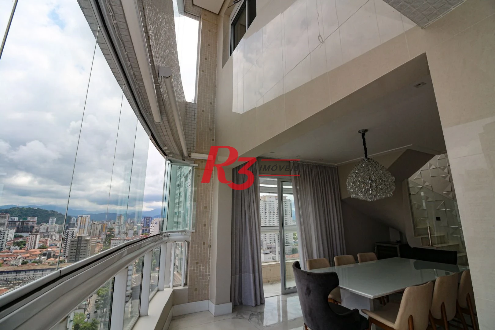 Apartamento Duplex, 217 m² - venda por R$ 3.800.000,00 ou aluguel por R$ 35.000,00/mês - Boqueirão - Santos/SP
