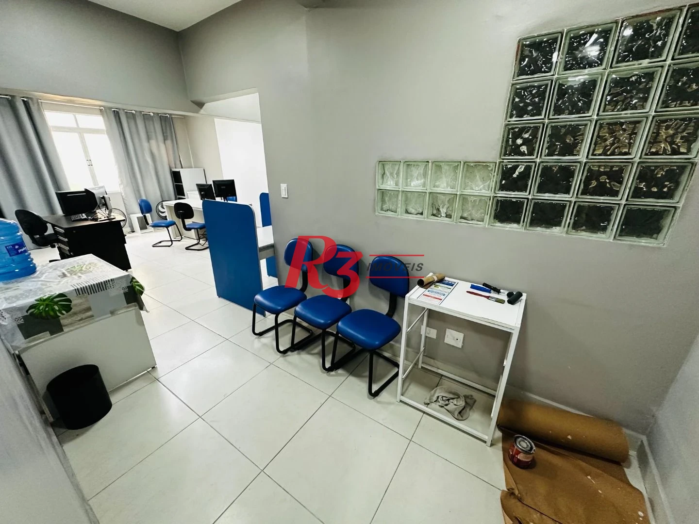 Sala, 89 m² - venda por R$ 300.000,00 ou aluguel por R$ 3.227,00/mês - Centro - Santos/SP