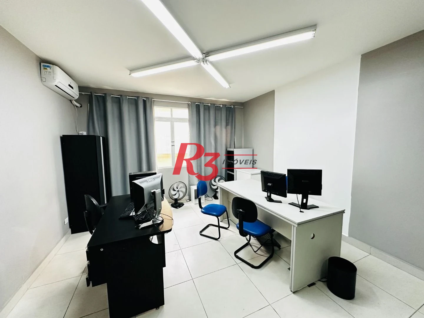 Sala, 89 m² - venda por R$ 300.000,00 ou aluguel por R$ 3.227,00/mês - Centro - Santos/SP