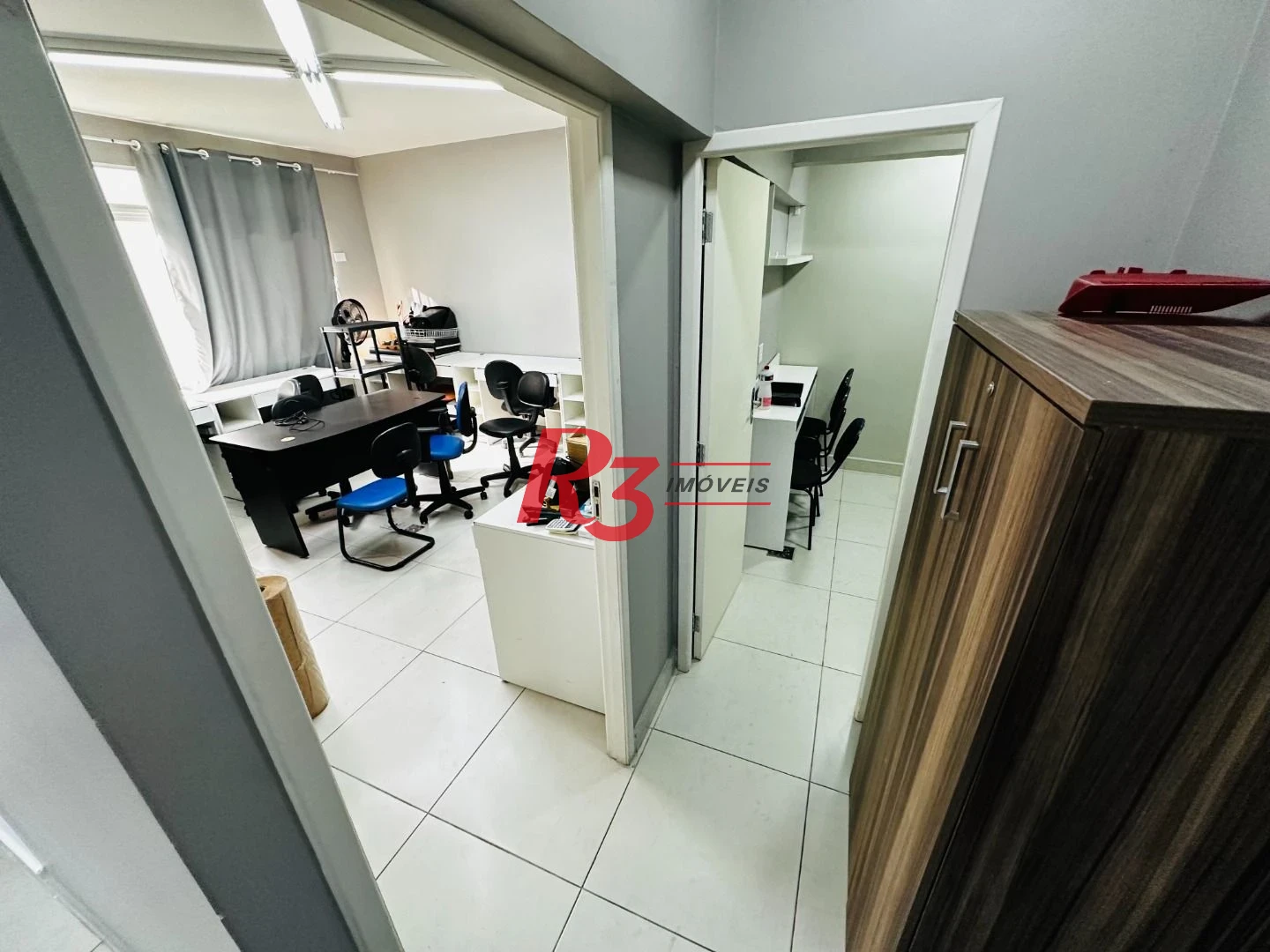 Sala, 89 m² - venda por R$ 300.000,00 ou aluguel por R$ 3.227,00/mês - Centro - Santos/SP