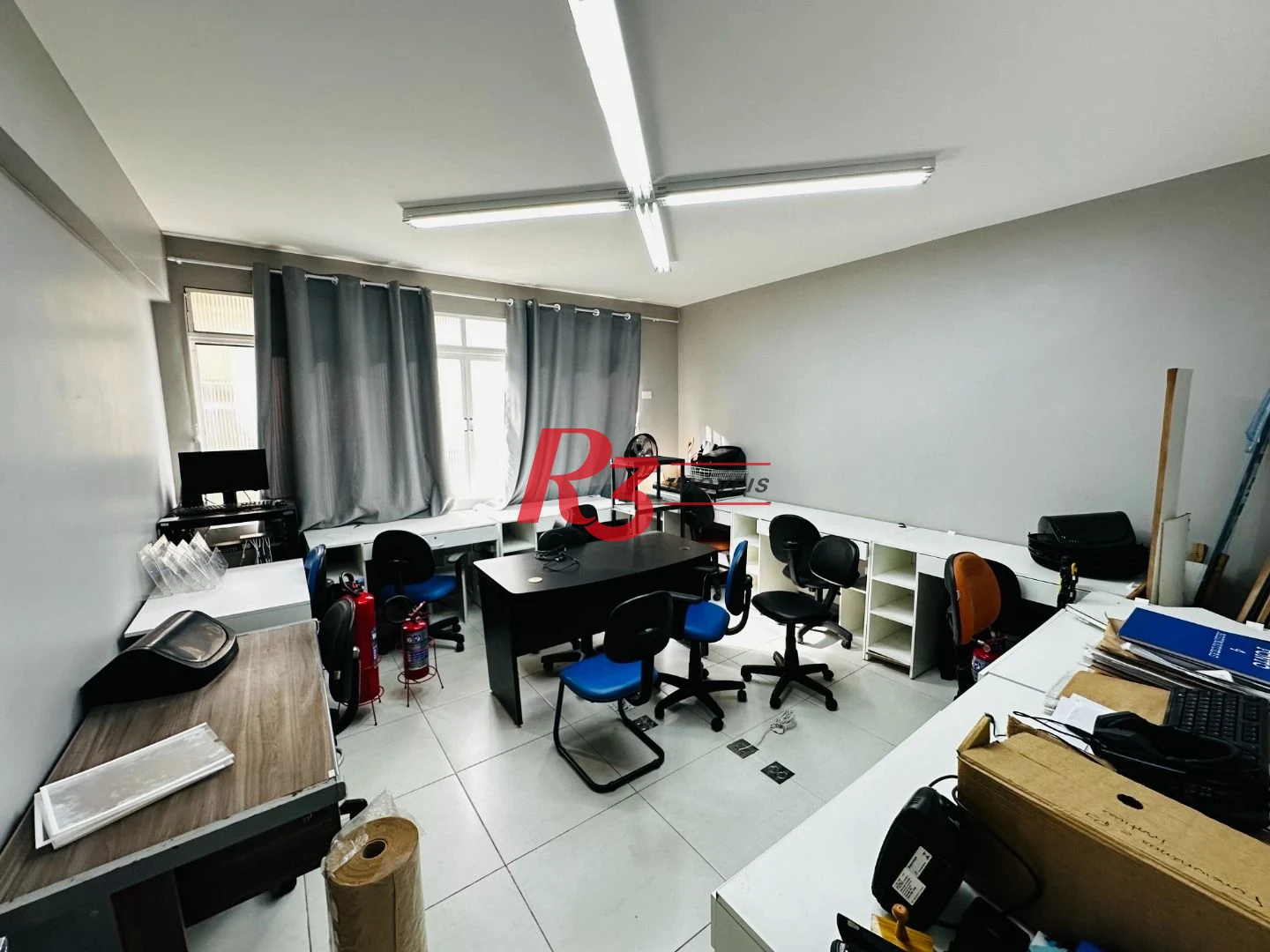 Sala, 89 m² - venda por R$ 300.000,00 ou aluguel por R$ 3.227,00/mês - Centro - Santos/SP