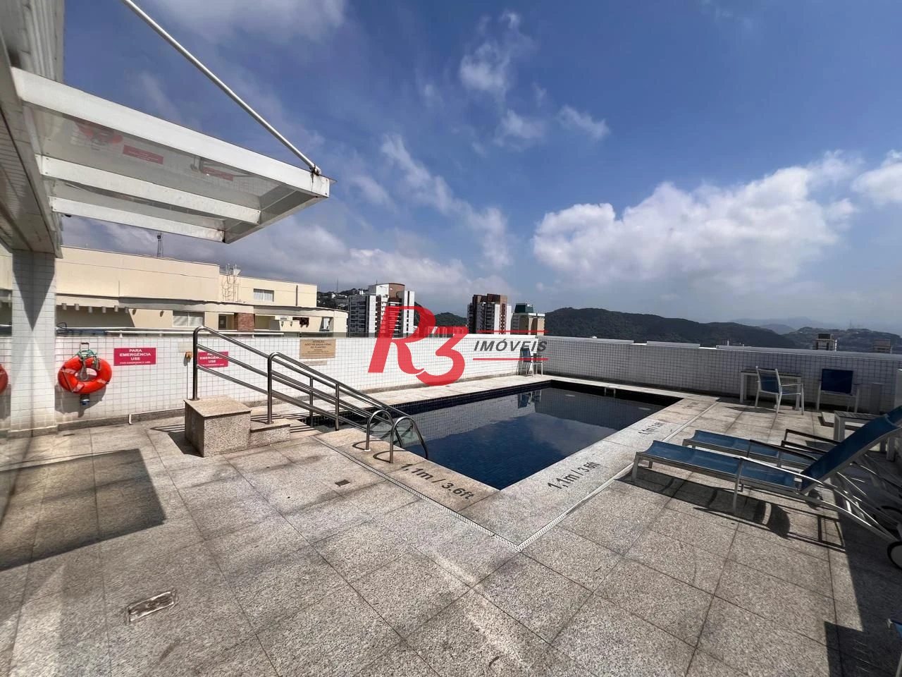 Flat com 1 dormitório à venda, 36 m² por R$ 583.000,00 - Gonzaga - Santos/SP