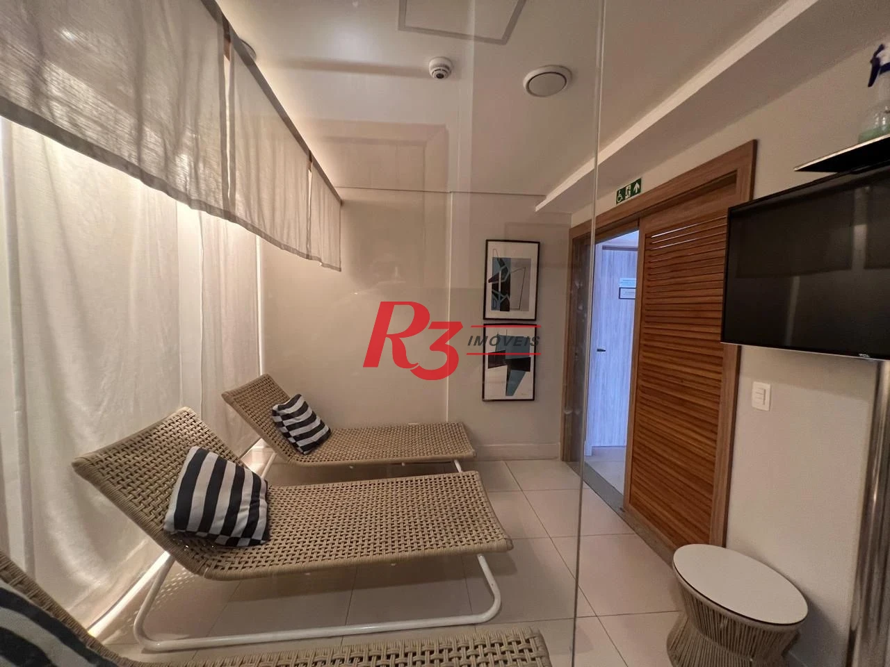 Flat com 1 dormitório à venda, 36 m² por R$ 583.000,00 - Gonzaga - Santos/SP