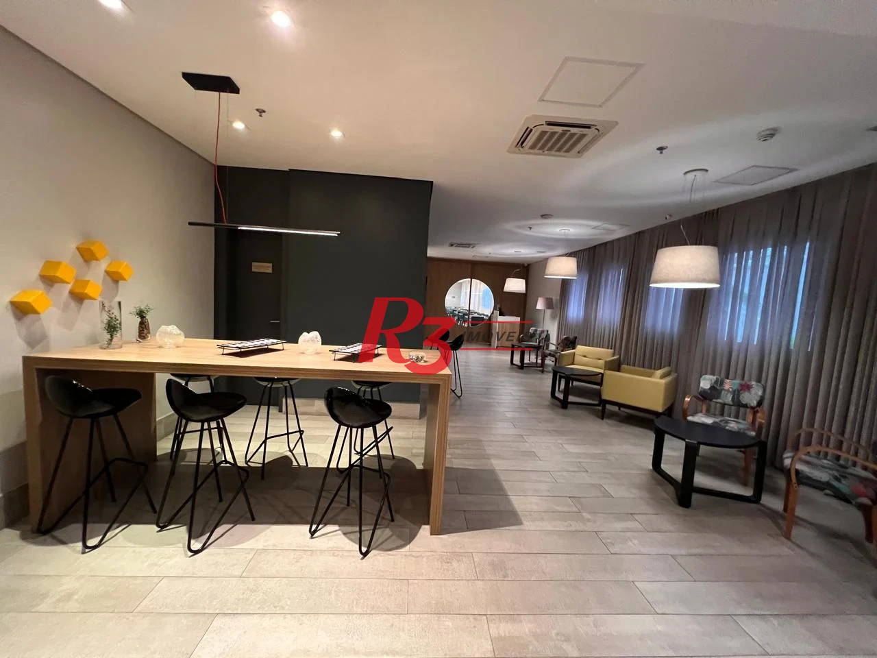 Flat com 1 dormitório à venda, 36 m² por R$ 583.000,00 - Gonzaga - Santos/SP